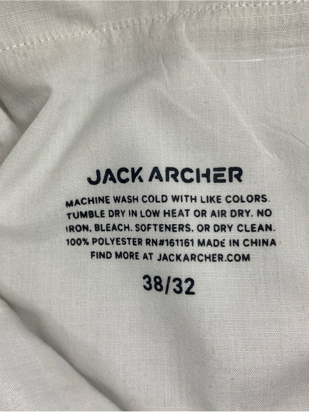 Jack Archer Jet Setter Pants Color: Beige size 38/32 Stretch Performance - Picture 3 of 5